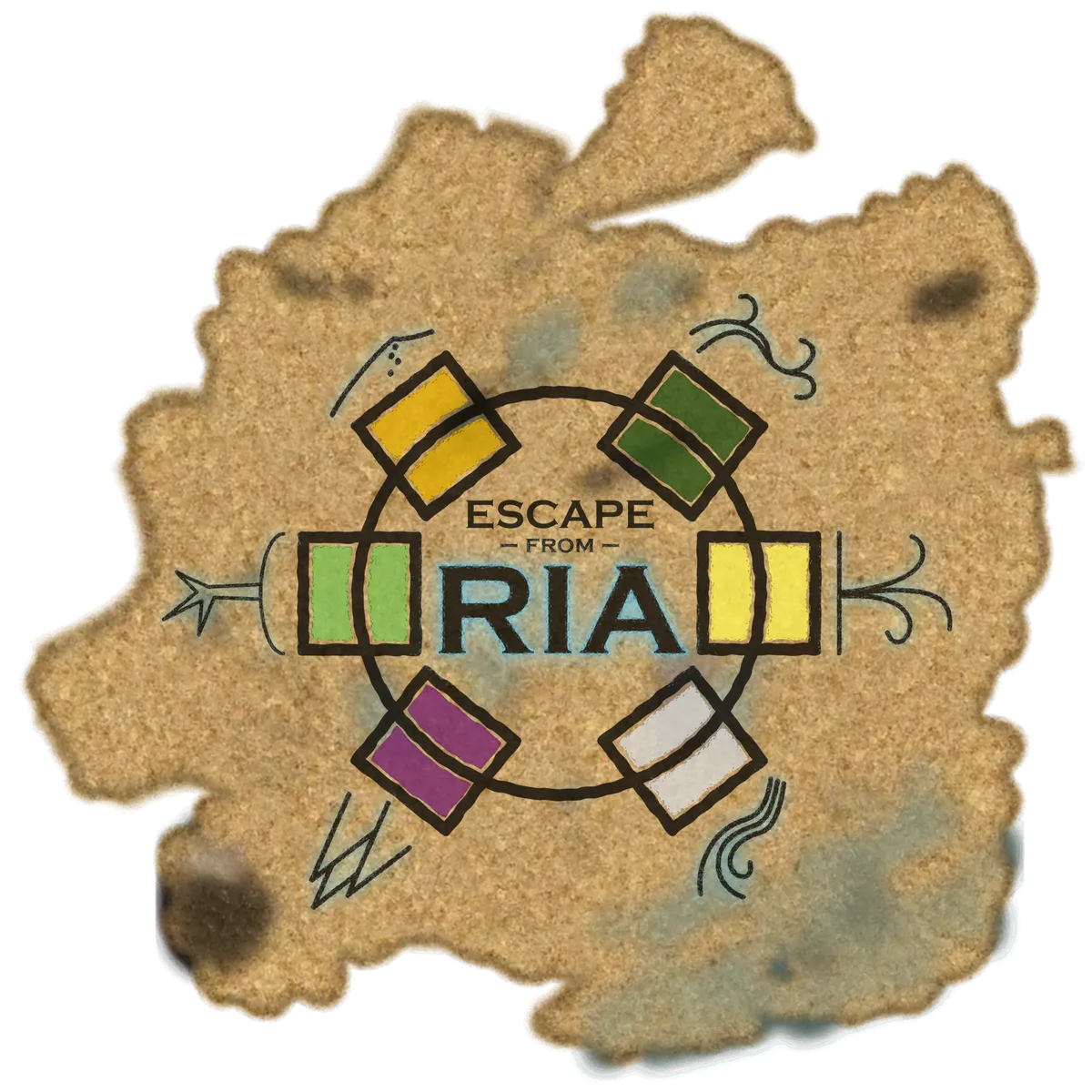 Waterstained RIA logo